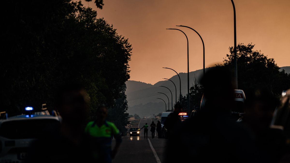 Última hora de los incendios | Los bomberos trabajan a destajo durante la noche para frenar el avance del fuego en Ávila y Madrid