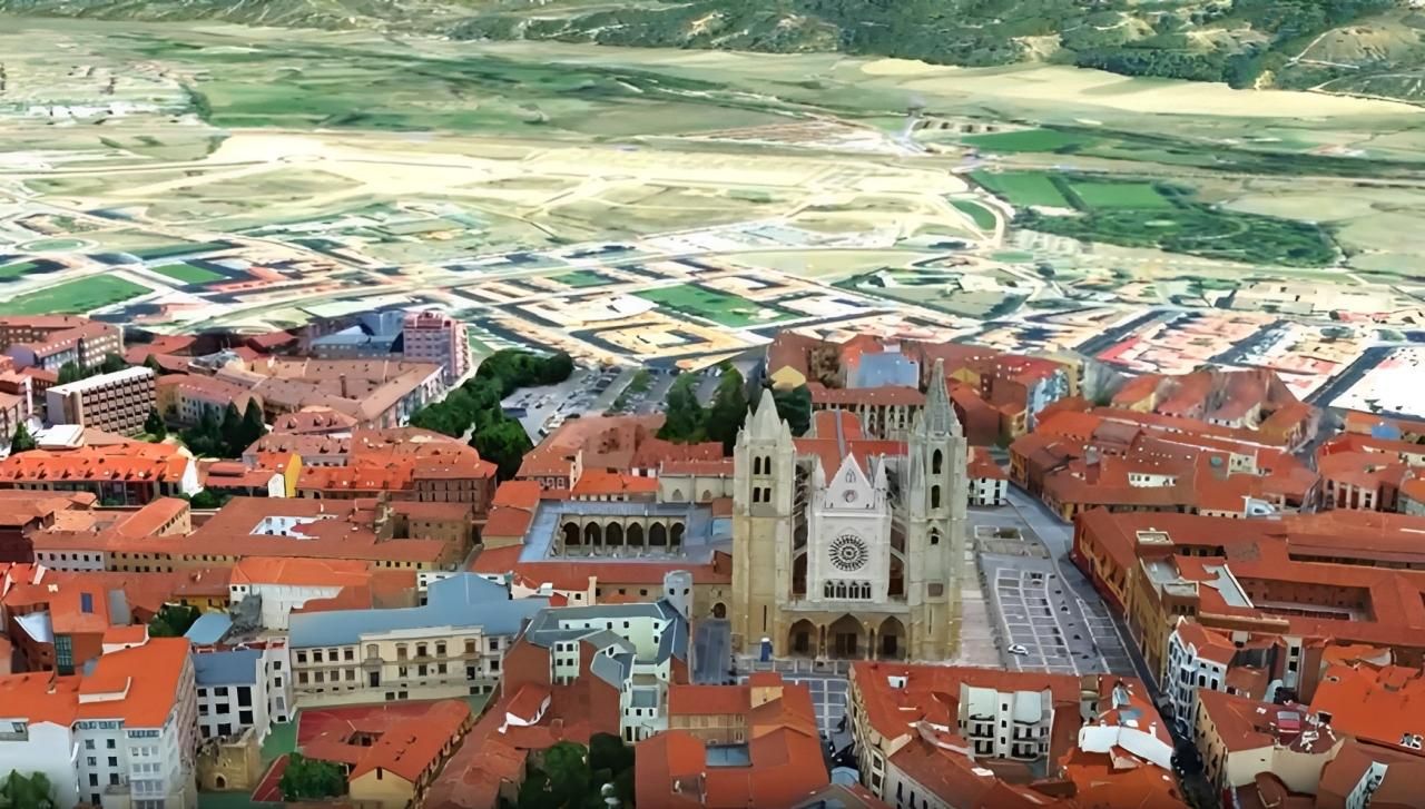 Detalle del área de la Catedral en el proyecto tecnológico desarrollado por la empresa Technosylva.