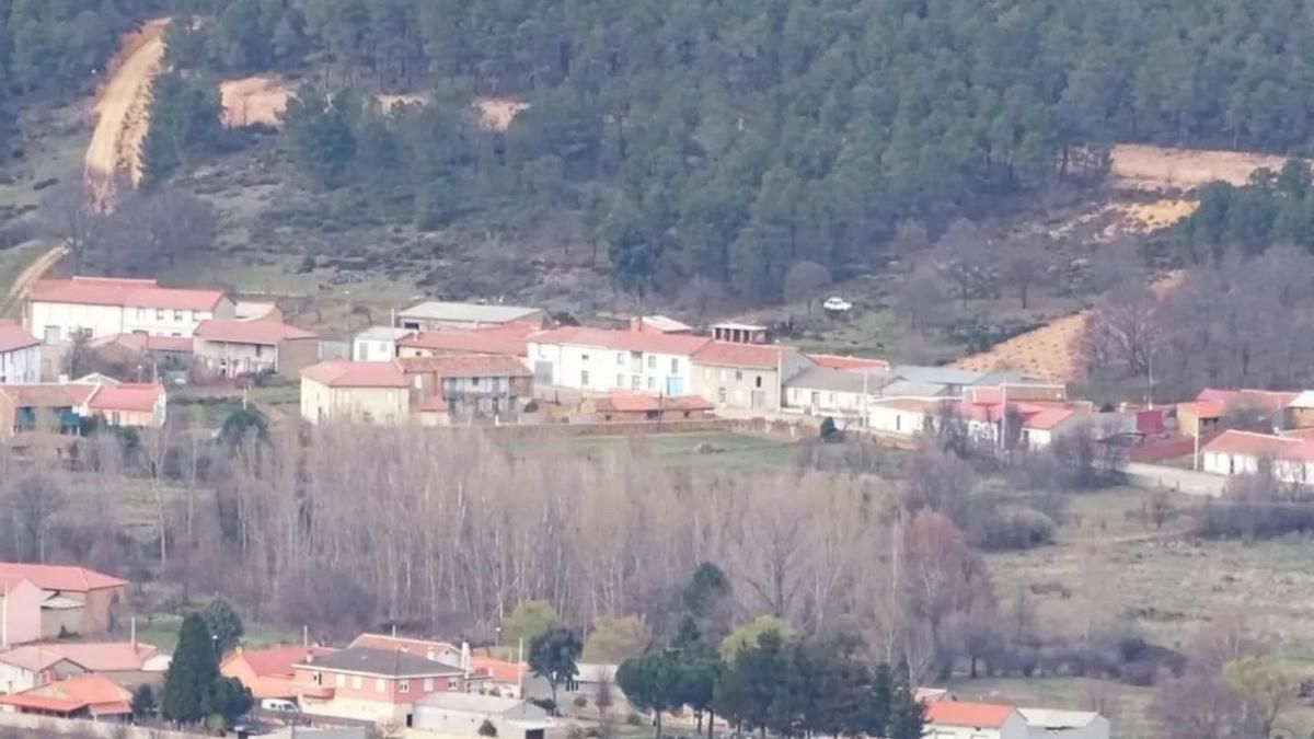 Panorámica de Torneros de Jamuz, localidad del municipio de Quintana y Congosto