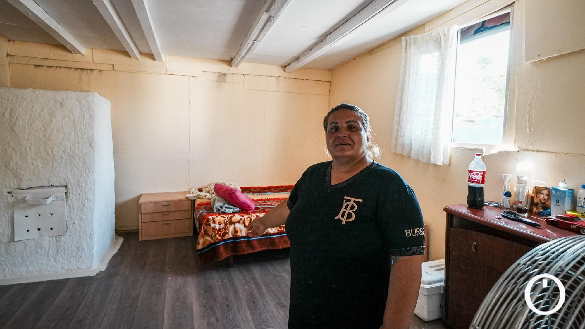 Asentamiento afectado tras el incendio que arrasó varias chabolas