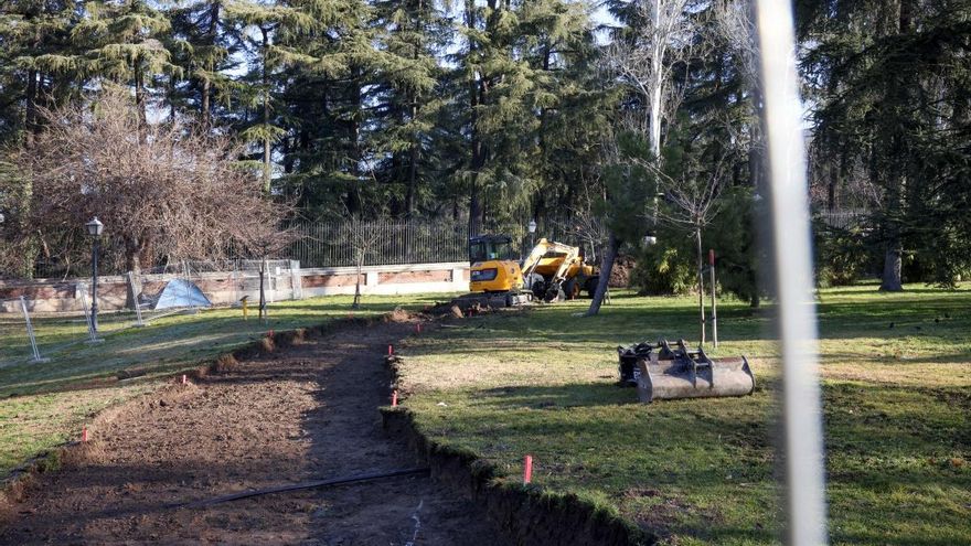 Nuevo acceso al cantón de mantenimiento en el parque Atenas