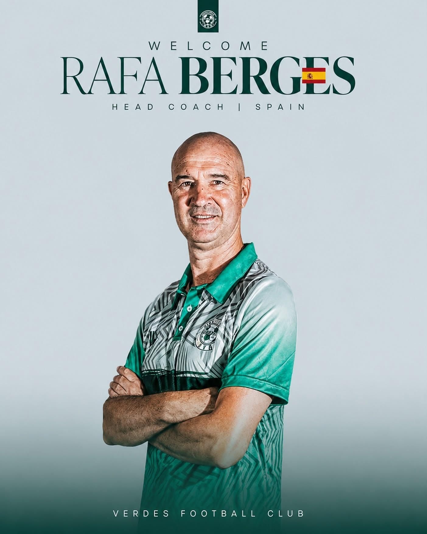 Rafa Berges, con el Verdes FC