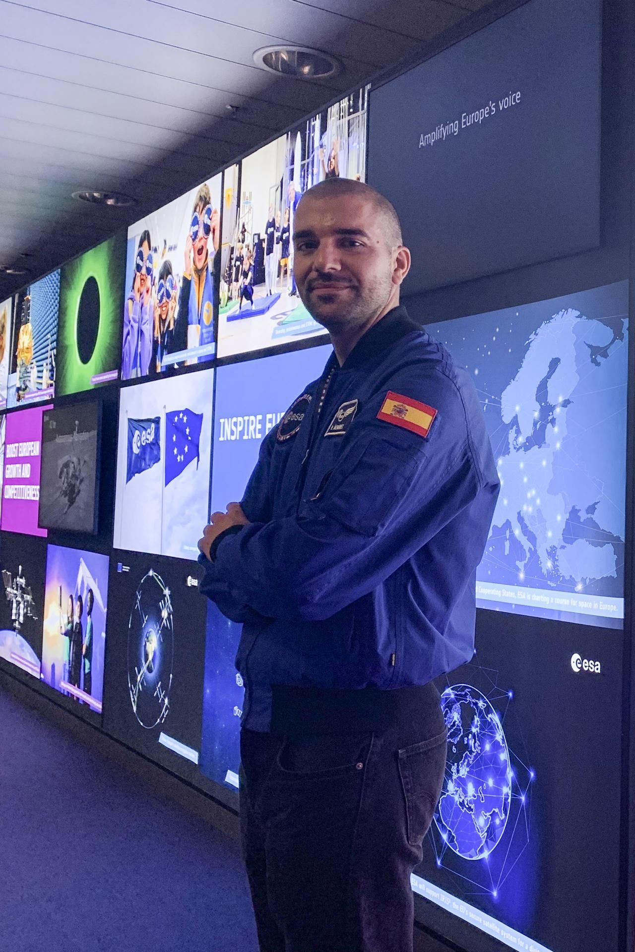 El leonés Pablo Álvarez es astronauta. 