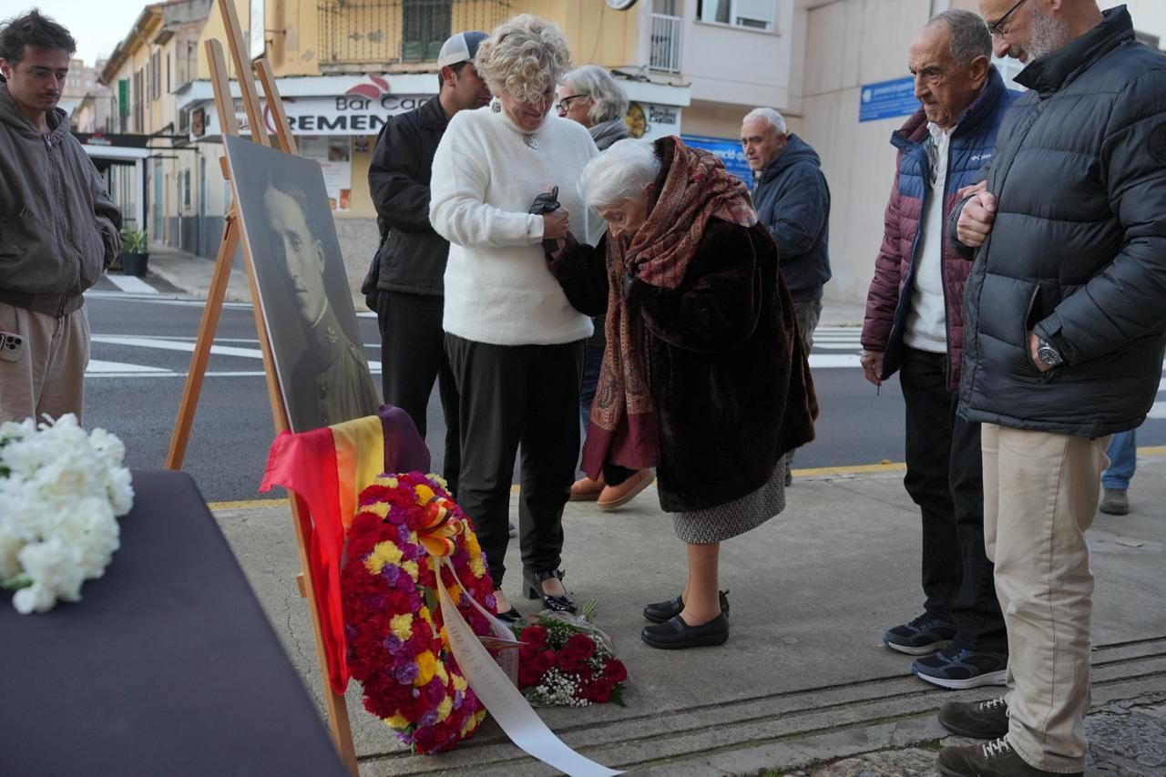 Severa, durante el acto de homenaje celebrado el pasado 3 de diciembre en el Cuartel General Luque de Inca