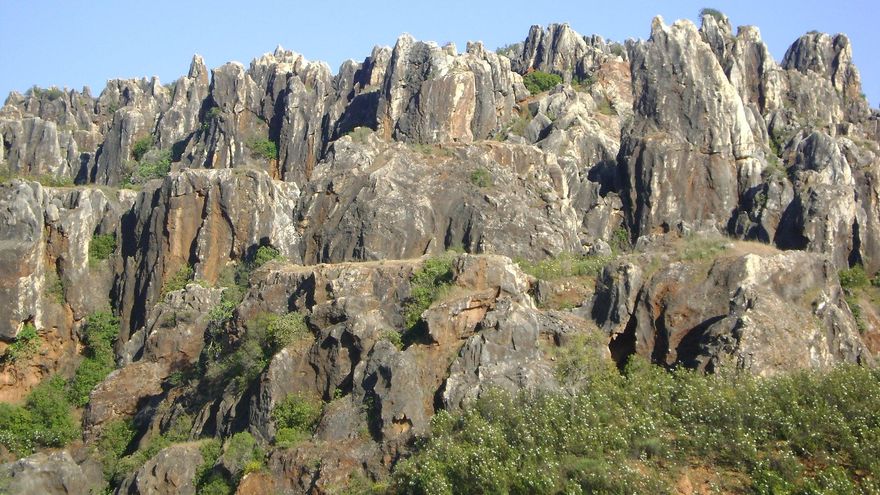 Picachos de la Mina de Cerro de Hierro.