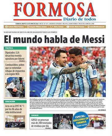 Los diarios del mundo, a los pies de un Messi eterno