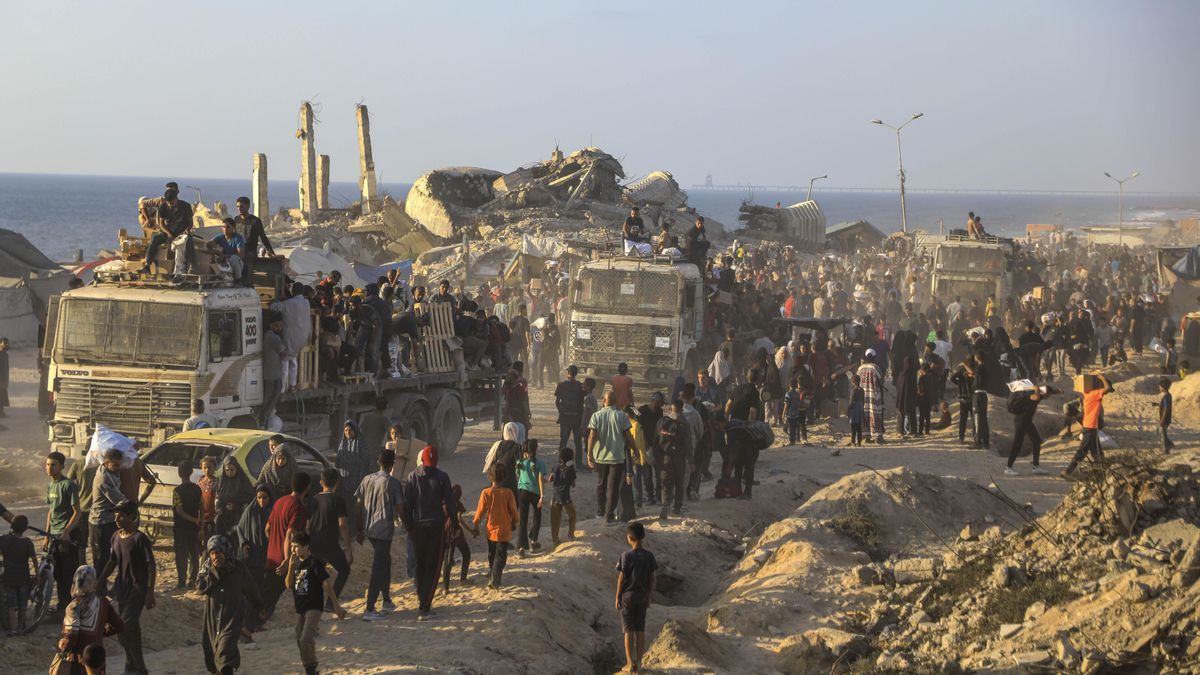 Distribución de alimentos en Netzharim