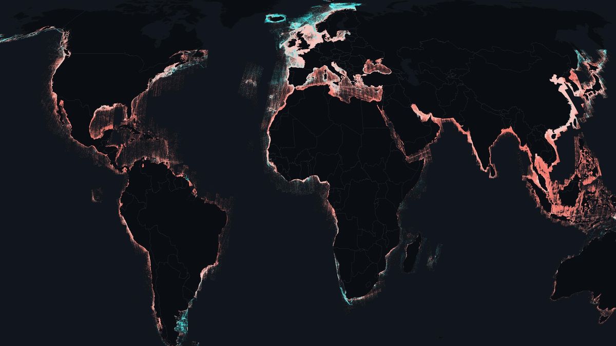 El 75% de los buques pesqueros industriales del mundo no cuentan con un seguimiento, y gran parte de esa pesca se realiza en África y el sur de Asia