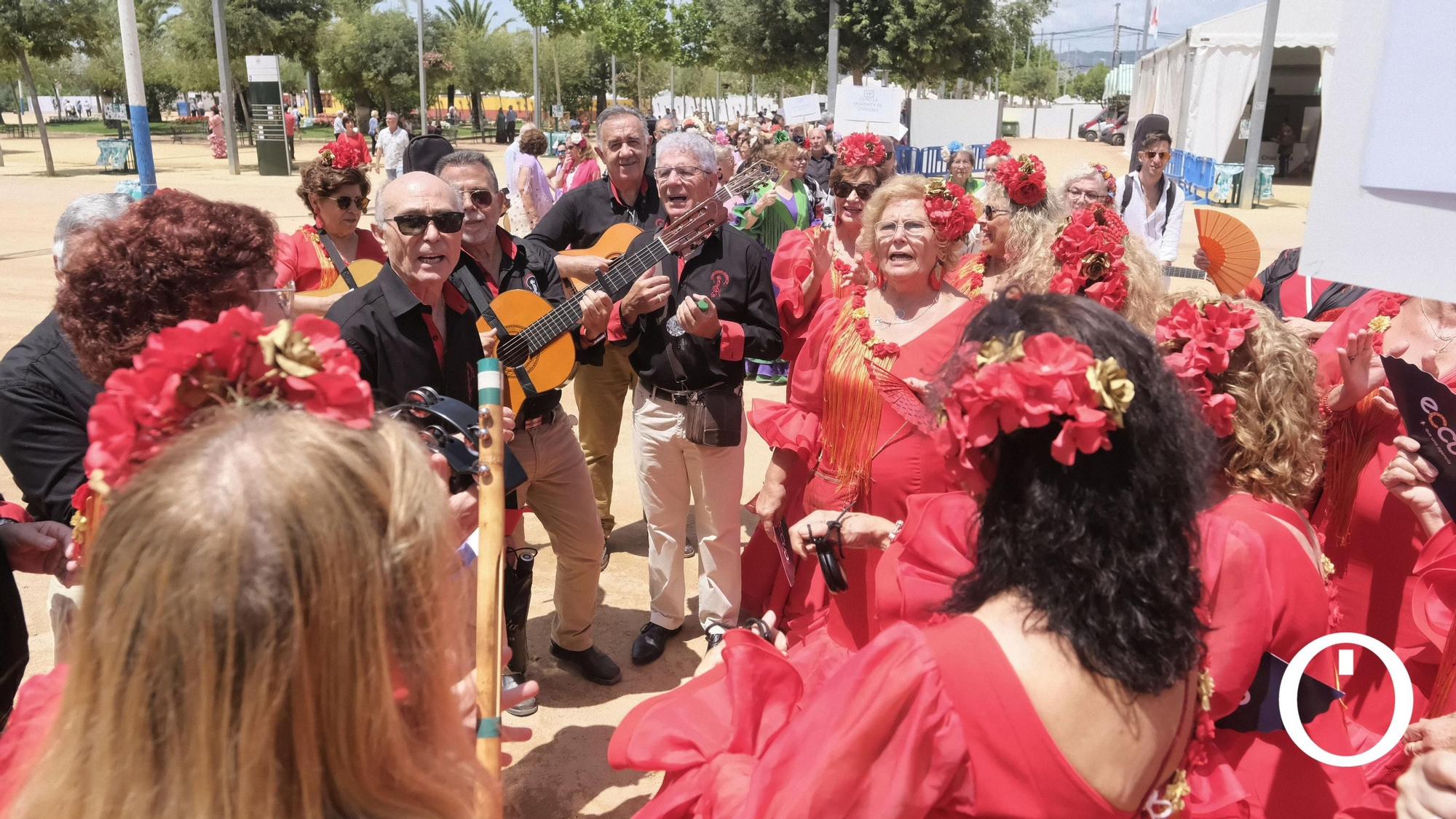Ambiente de jueves en la feria de Córdoba.