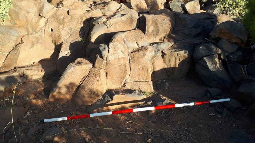 Zona arqueológica en los Llanos de Ifara, Tenerife