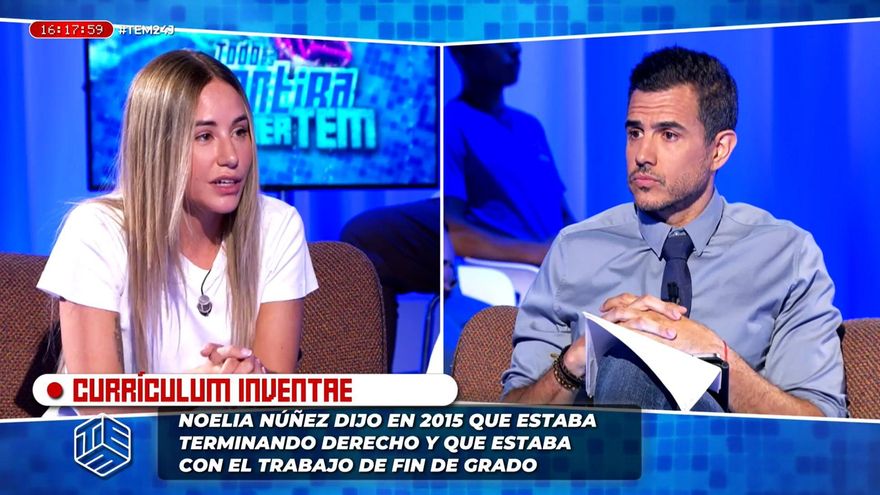 'Todo es mentira' cazó a Noelia Núñez mintiendo en su entrevista y le sacó la hemeroteca: "Me he expresado mal"