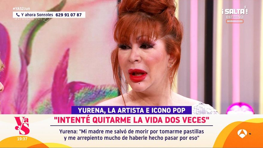 Yurena habla en Antena 3 de sus dos intentos de suicidio y explica por qué repudia 'No cambié', su gran éxito