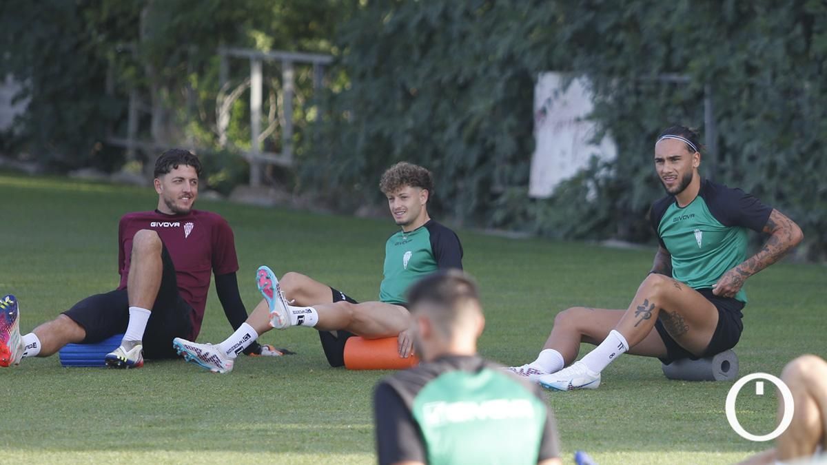 Primer entrenamiento del Córdoba CF tras las vacaciones