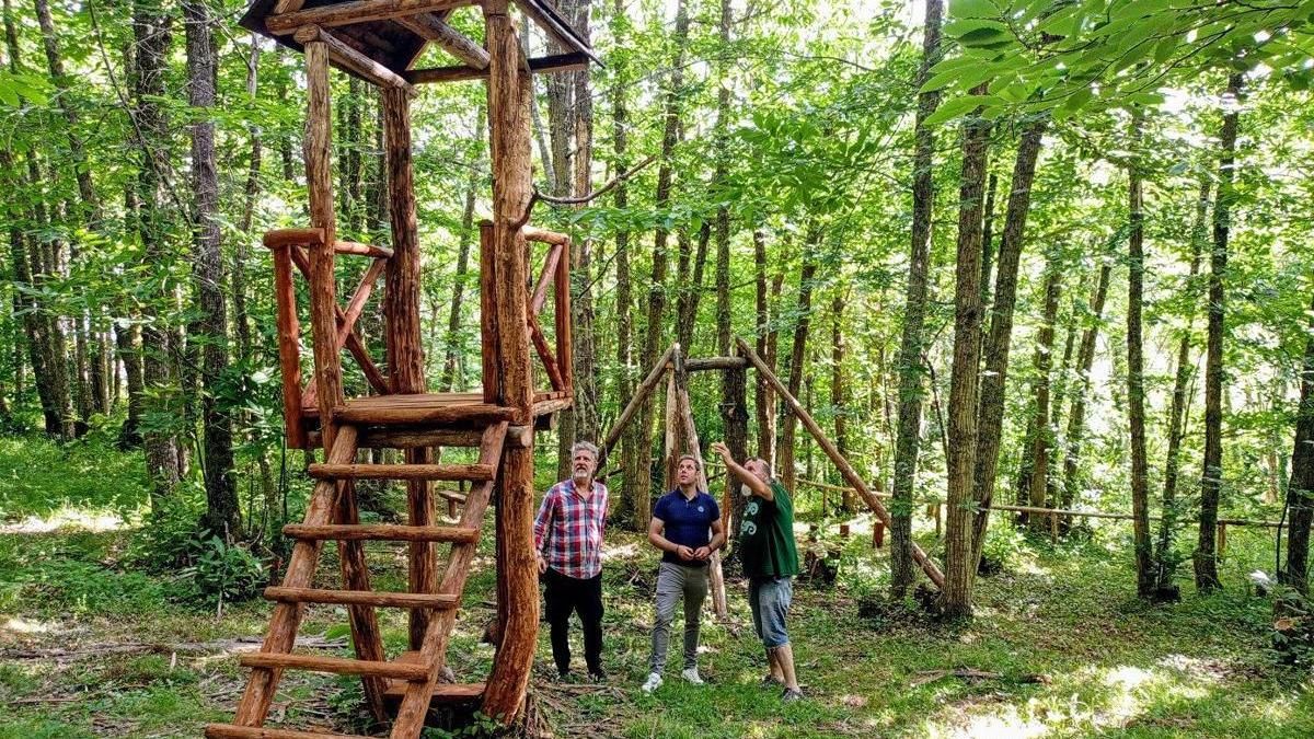 Infraestructura instalada en el seno del Soto de Villar de los Barrios.