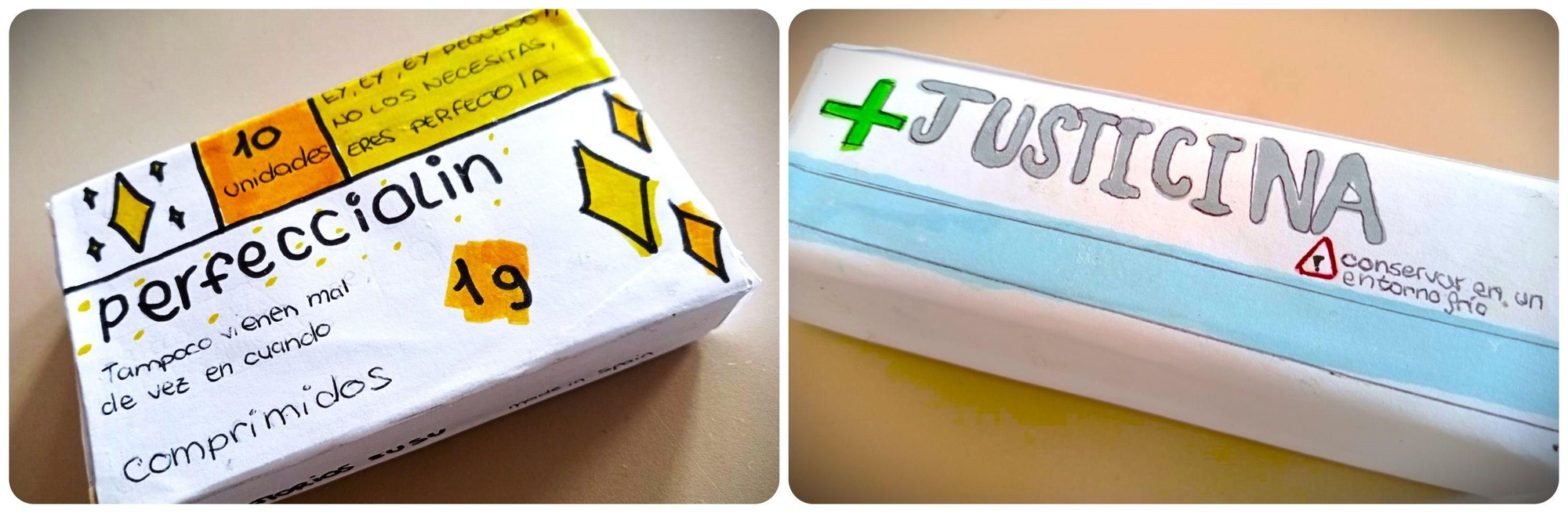 Dos diseños más de las 'Felicinas'.