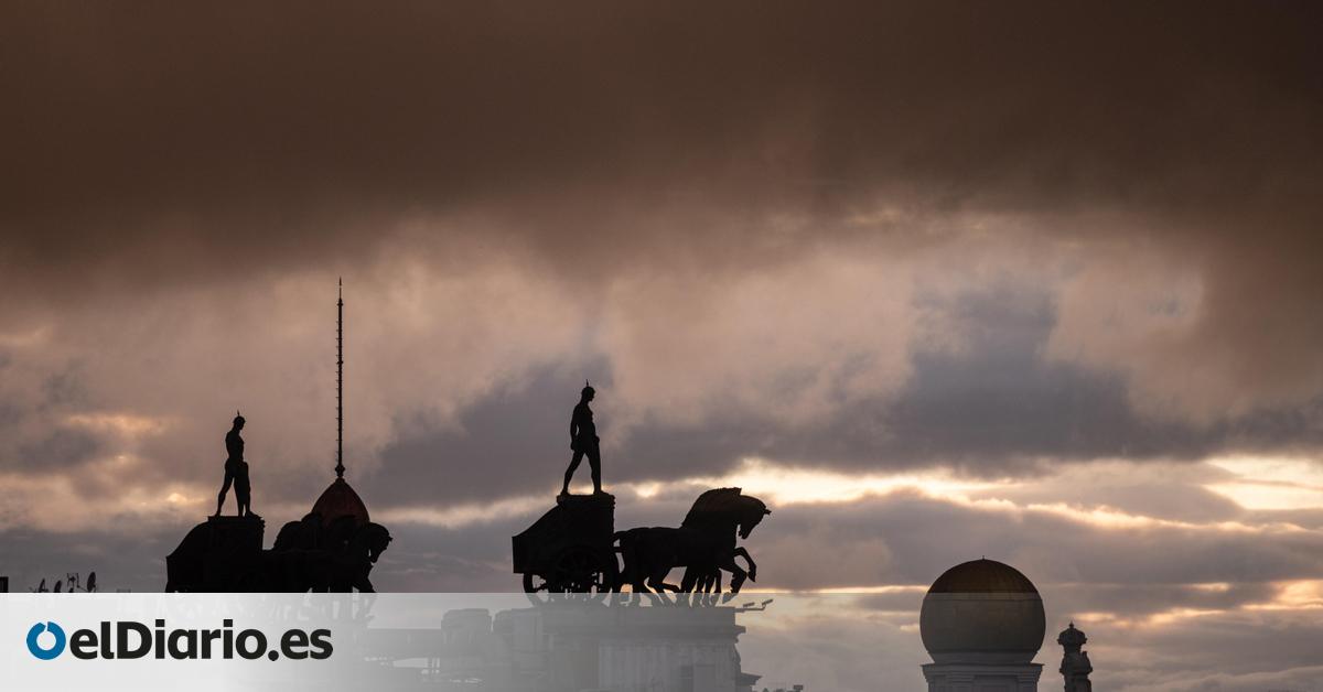 Cielo nuboso en la Comunidad de Madrid antes del regreso de las lluvias