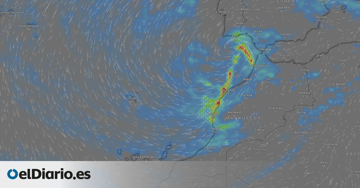 Aviso especial de Aemet: nuevo temporal de lluvias intensas en Canarias en los próximos días