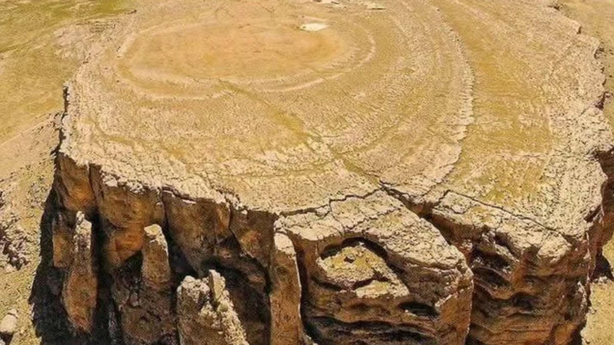 La meseta tunecina que se asemeja a un enorme tocón de árbol talado