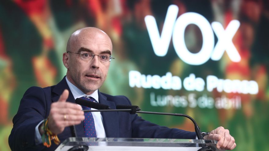 El vicepresidente primero de acción política y eurodiputado de Vox, Jorge Buxadé