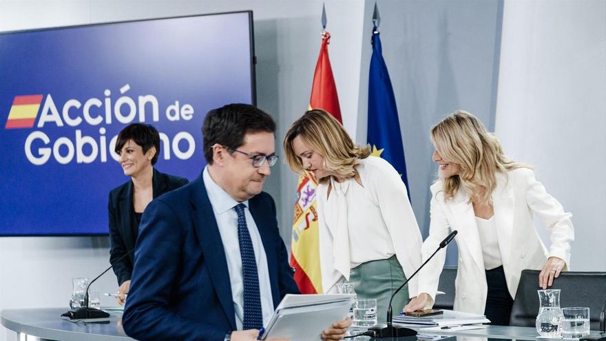 Rueda de prensa tras el Consejo de Ministros