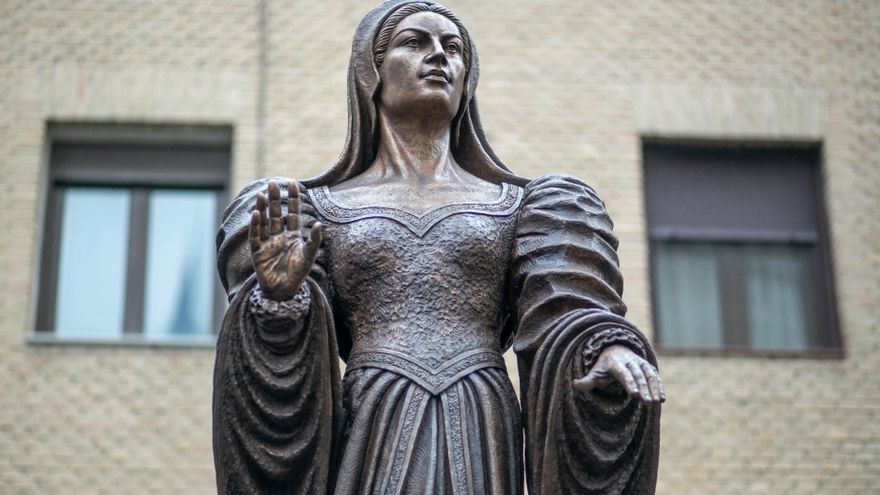 La histórica líder comunera María Pacheco ya tiene estatua en Toledo