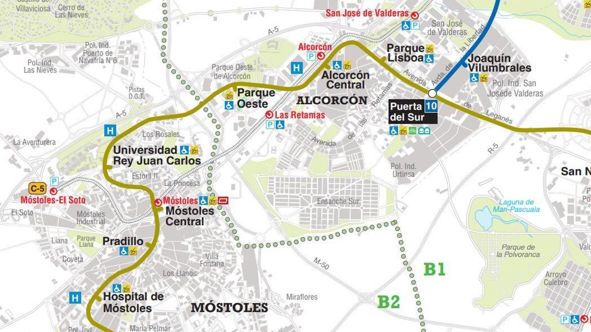 La Comunidad de Madrid ampliará la línea 10 de Metro por Alcorcón hasta Móstoles tras rechazarlo hace seis meses