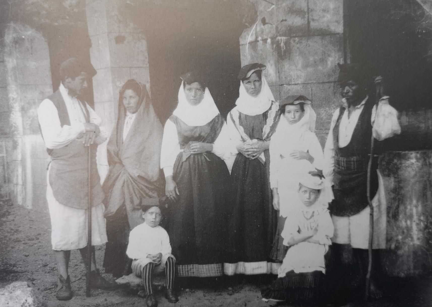 Paisanos de La Palma. Segunda mitad del siglo XIX.