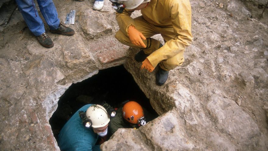 El túnel que se localizó en 1993.