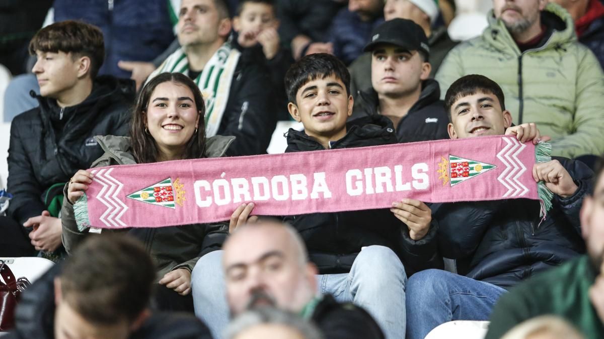 Grada Blanquiverde del Córdoba CF - Cádiz CF