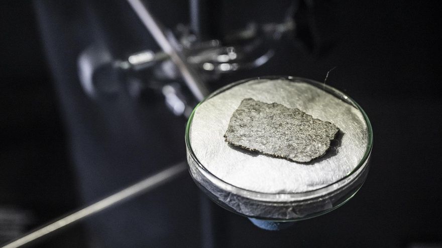 Fragmento de un meteorito