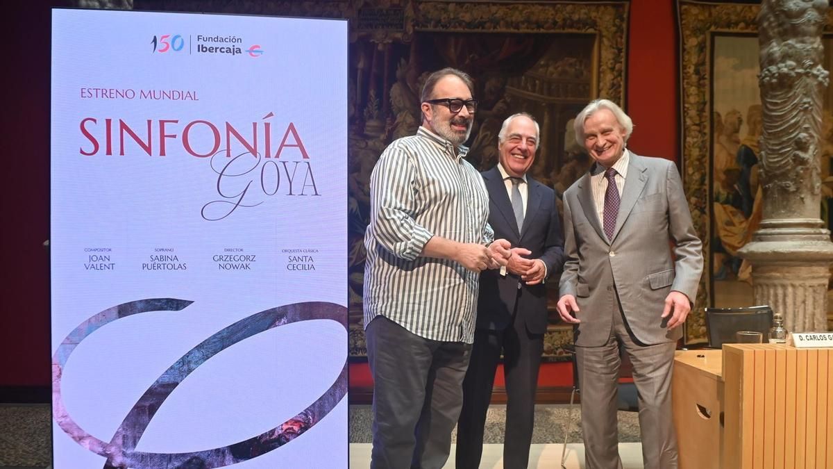 La Fundación Ibercaja reivindica a Goya con la primera y única creación musical inspirada en el aragonés más universal