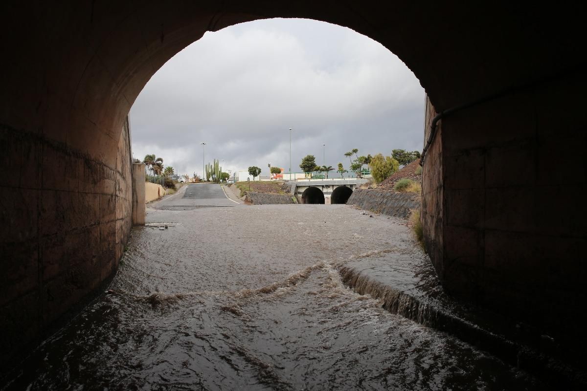 Así corre el agua en Gran Canaria