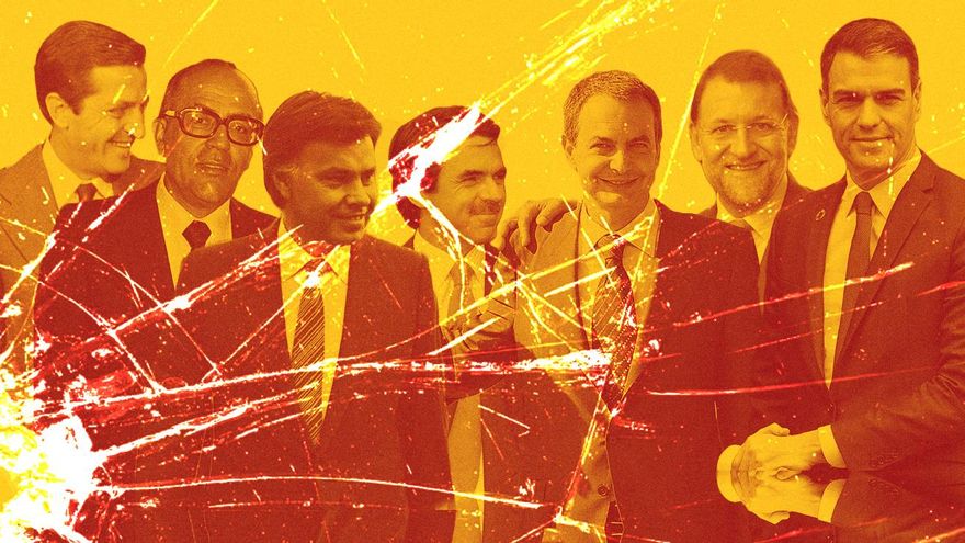 Presidentes del Gobierno de España durante la democracia, desde Adolfo Suárez hasta Pedro Sánchez