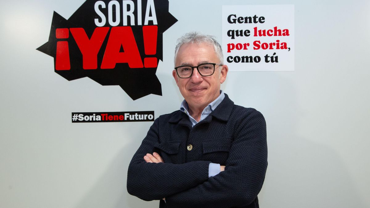 Ángel Ceña, candidato de Soria Ya: "Nuestra ideología es el territorio, y es tan legítima como cualquier otra"