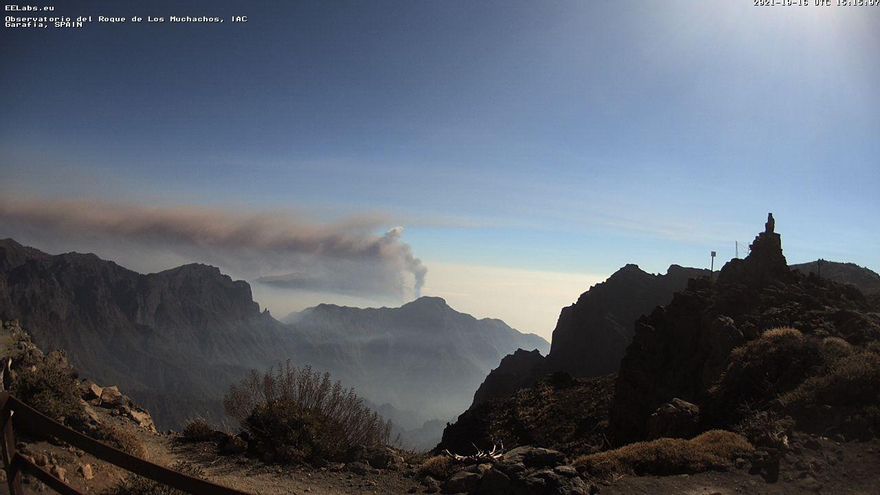La nube de cenizas volcánicas se desplazará este sábado hacia el norte, pudiendo afectar a la vertiente este