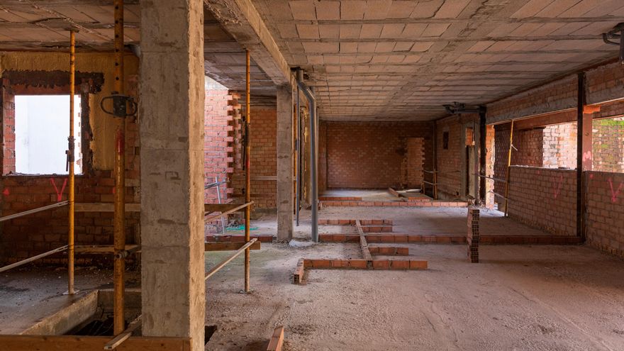 Detalle de obras de viviendas.