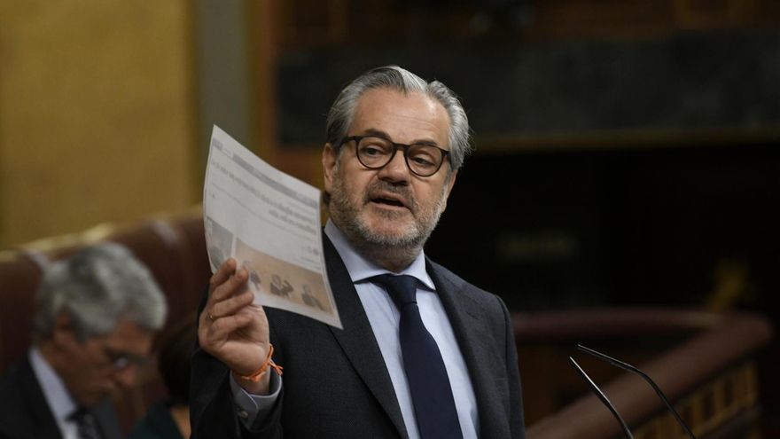 Marcos de Quinto, en una imagen de 20 de febrero en el Congreso de los Diputados.