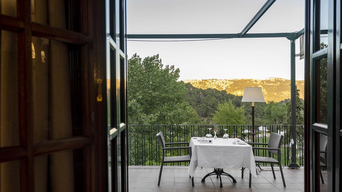 Vistas desde la terraza de una de las habitaciones del Parador de Cazorla