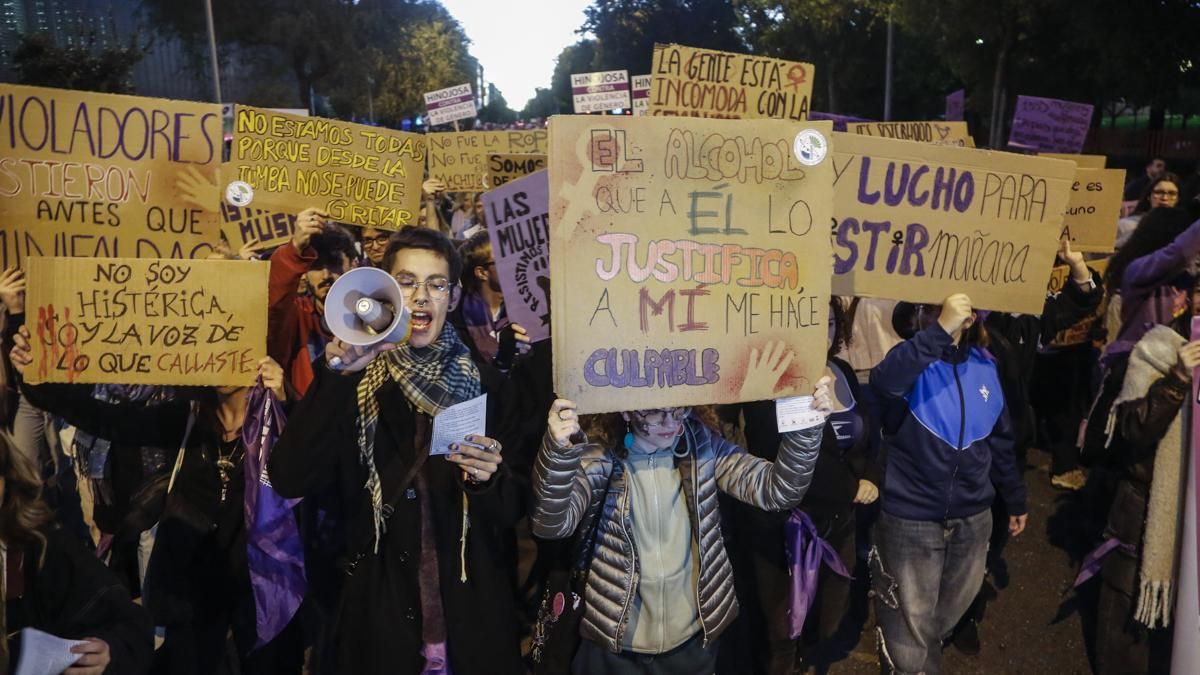 La manifestación del 25N en Córdoba contra la violencia de género, en imágenes