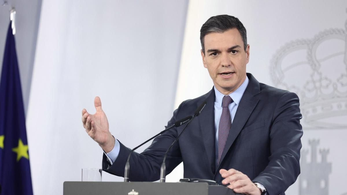 El presidente del Gobierno, Pedro Sánchez
