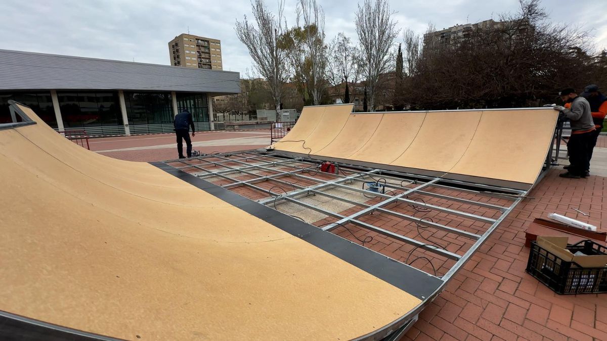 Logroño estrena la próxima semana una nueva pista de skatepark