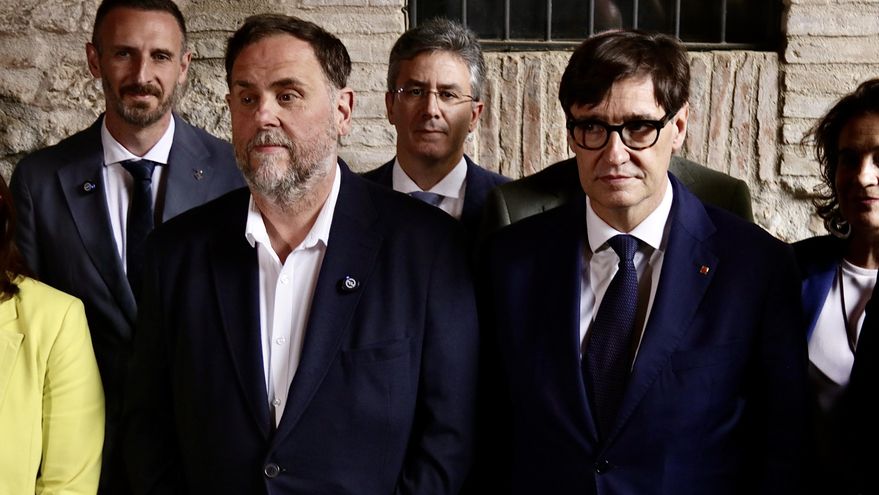 Illa y Junqueras acuerdan la línea orbital ferroviaria y encauzan los presupuestos: "Agradezco a ERC su sentido de país"