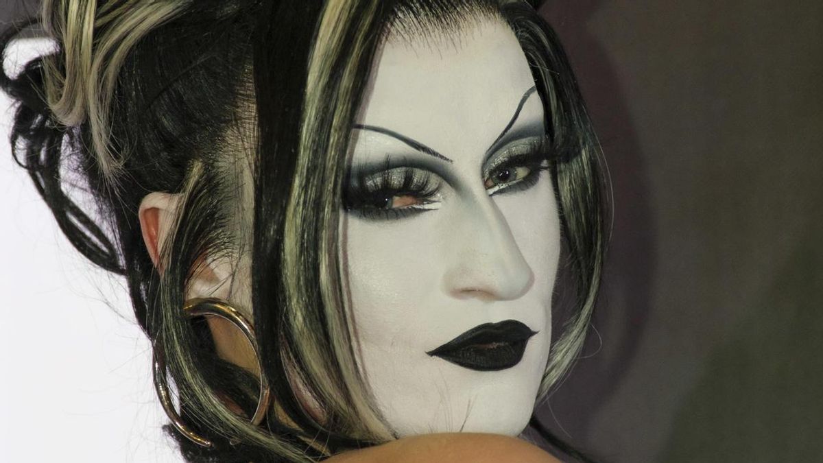 La drag estadounidense Gottmik a su llegada a la cena-gala de entrega de los premios Alan Turing LGTBIQ+.