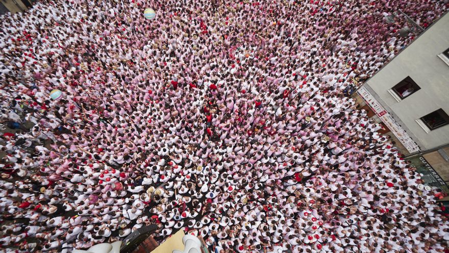 Vista de la Plaza Consistorial de Pamplona.