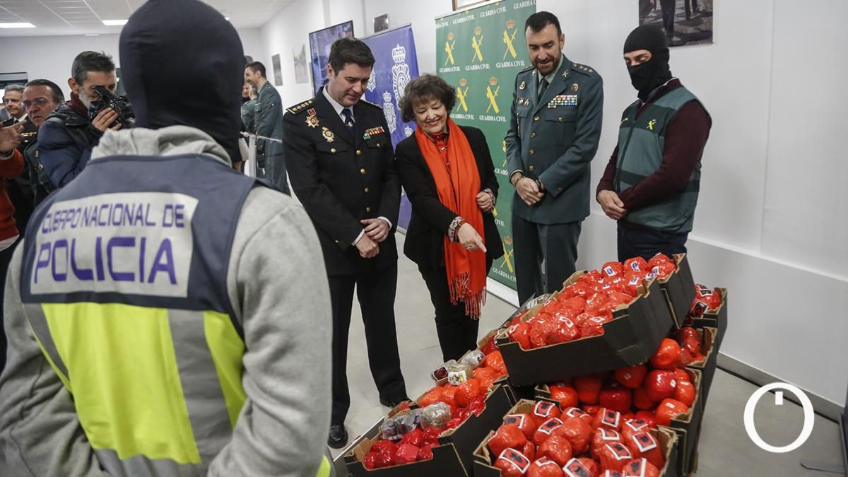 Alijo de la operación Califa Trucks, donde se incautaron 22 toneladas de hachís camufladas como tomates