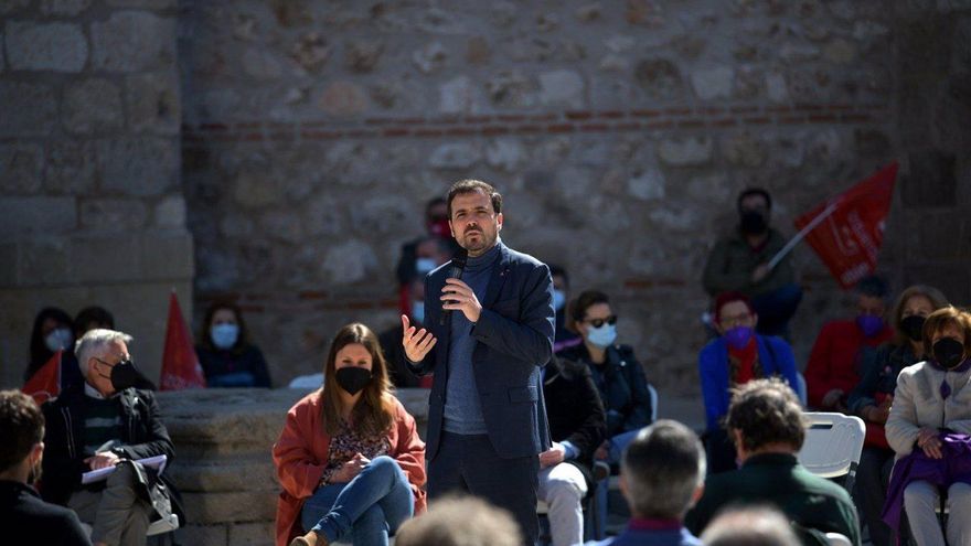 El coordinador federal de IU, Alberto Garzón