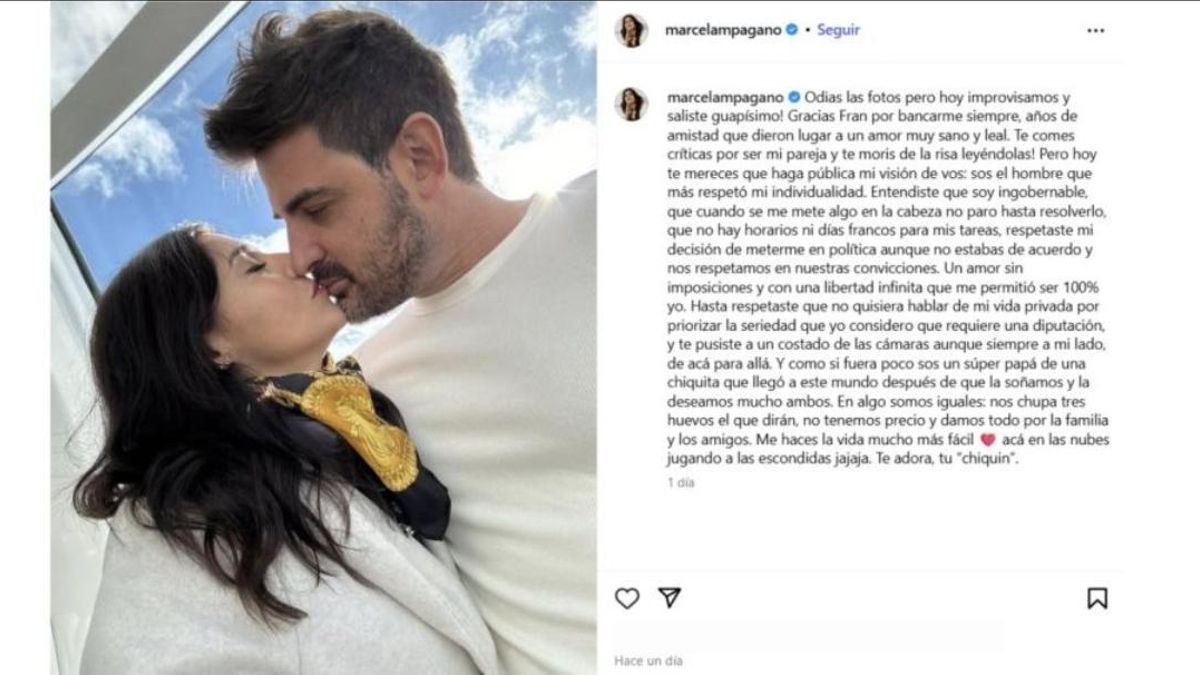 Marcela Pagano y Franco Bindi blanquearon su relación en junio pasado.
