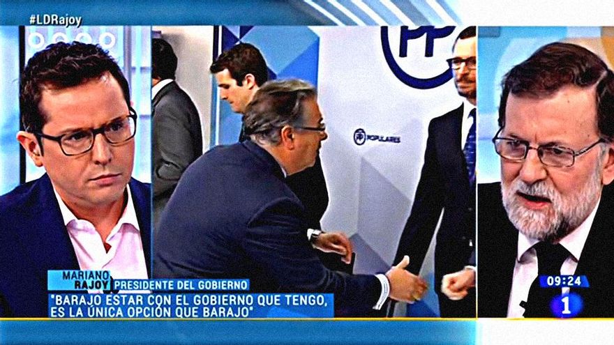 Sergio Martín y Mariano Rajoy cara a cara en "Los Desayunos de TVE"