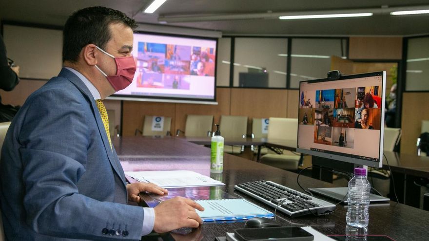 El consejero en la Sectorial de Agricultura