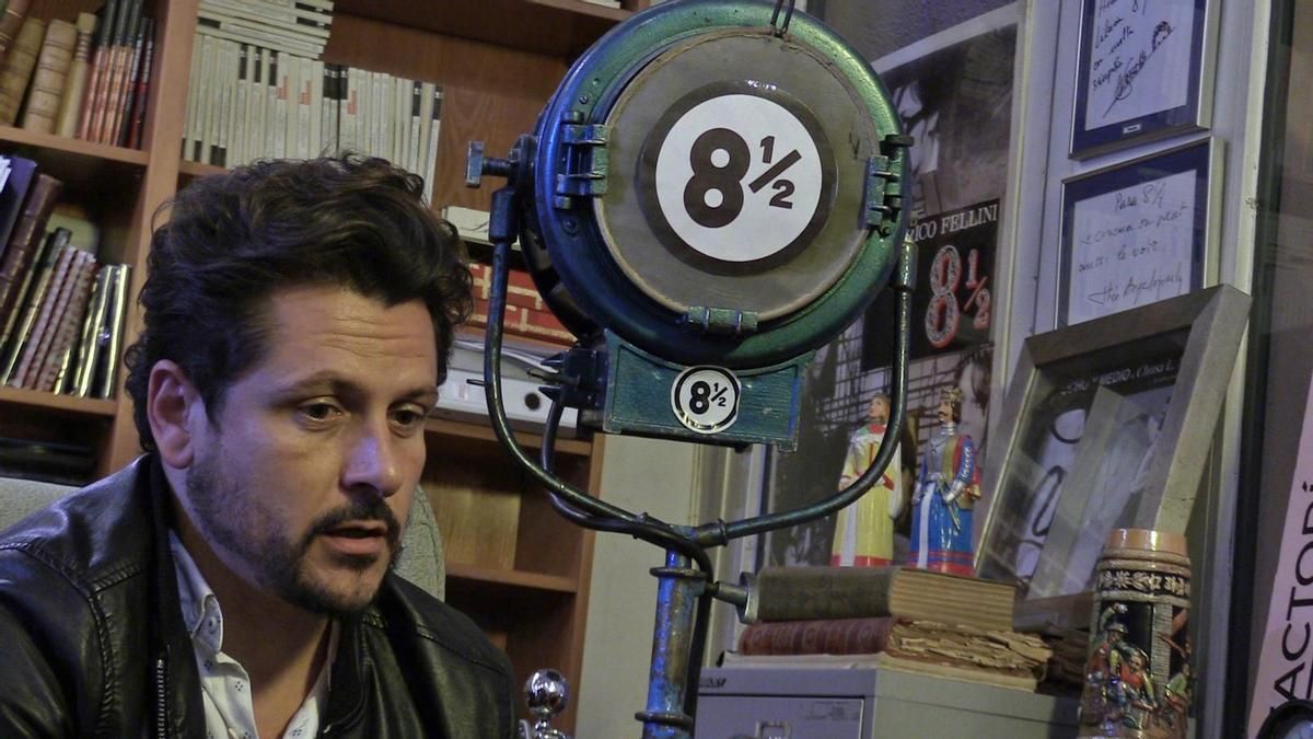 Kike Maíllo, director de 'Toro' en la librería Ocho y medio de Madrid